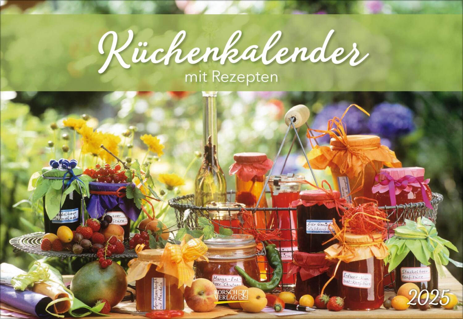 Cover: 9783731876588 | Küchenkalender 2025 | Verlag Korsch | Kalender | 13 S. | Deutsch