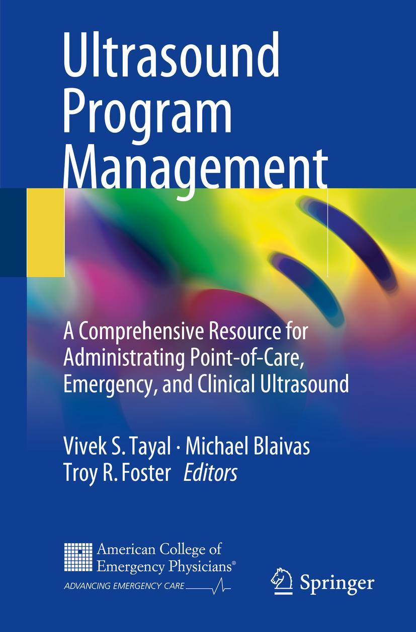 Cover: 9783319631417 | Ultrasound Program Management | Vivek S. Tayal (u. a.) | Taschenbuch