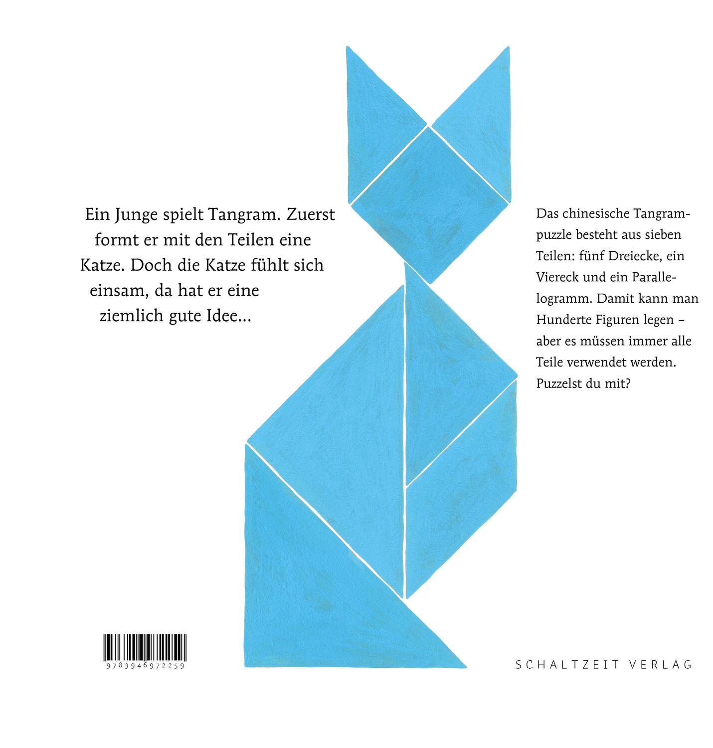 Rückseite: 9783946972259 | Tangram Katze | Maranke Rinck | Buch | 56 S. | Deutsch | 2018