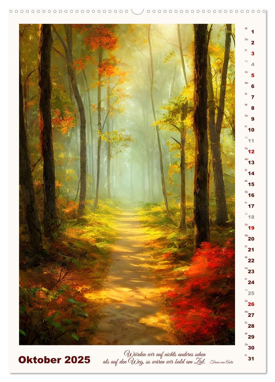 Bild: 9783435877331 | Wege der Fantasie (Wandkalender 2025 DIN A2 hoch), CALVENDO...