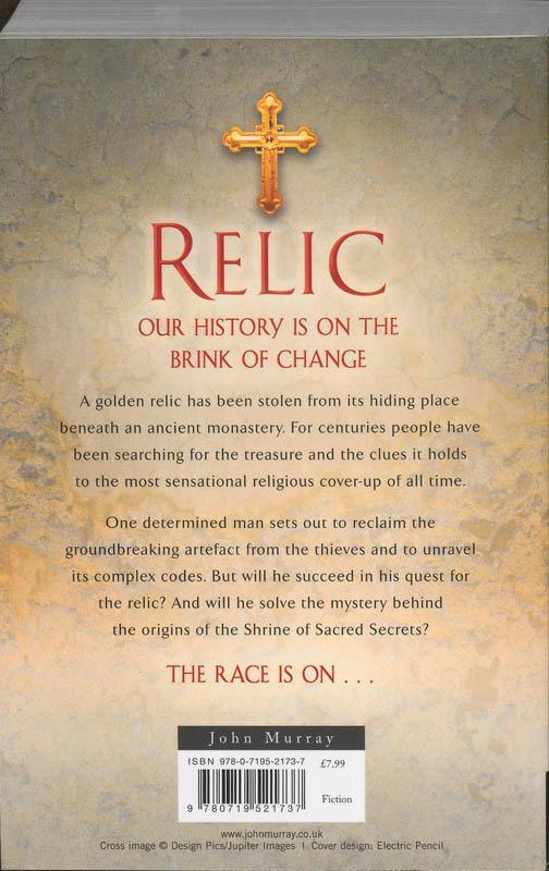 Rückseite: 9780719521737 | Relic | The Quest for the Golden Shrine | Tom Egeland | Taschenbuch