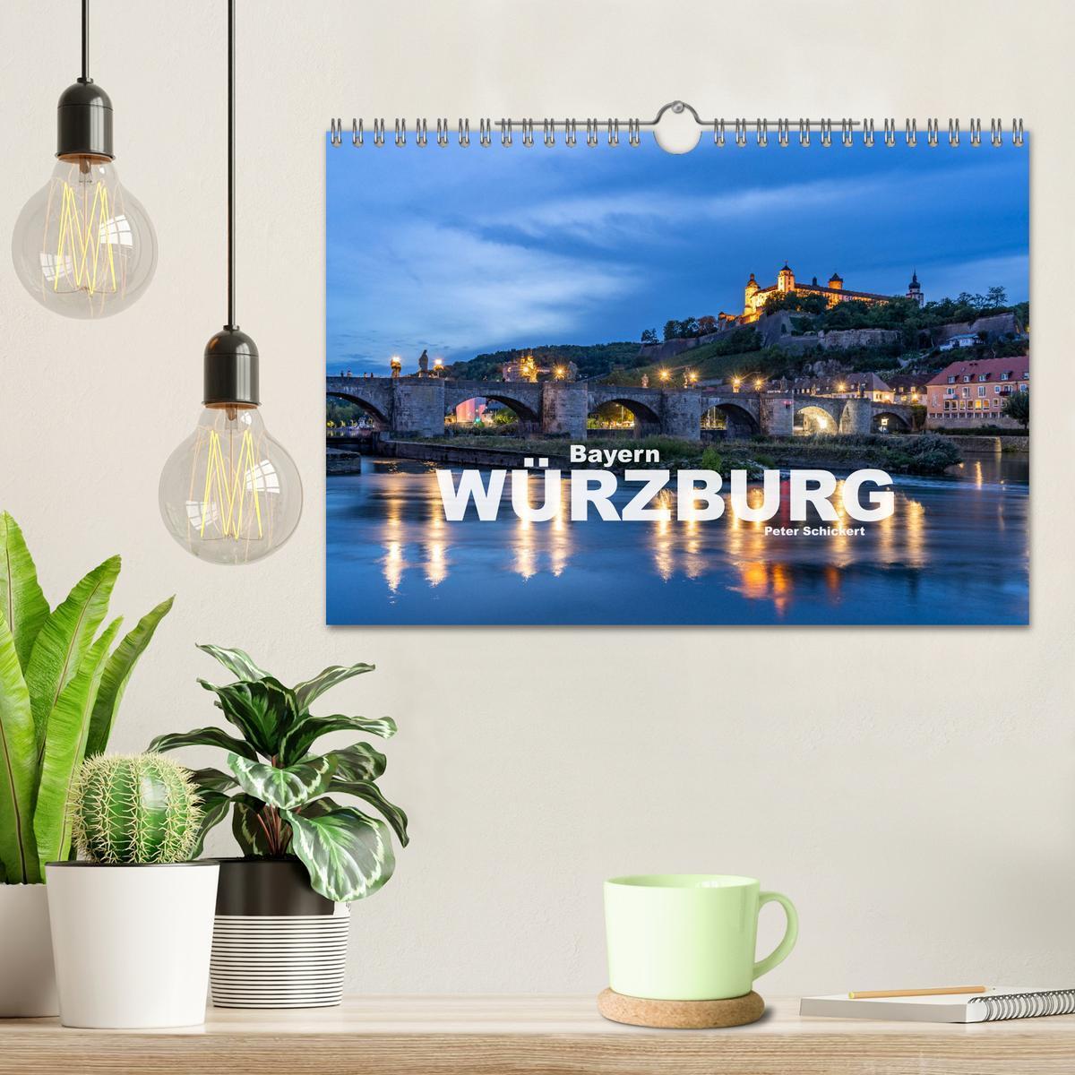 Bild: 9783435221172 | Würzburg - Bayern (Wandkalender 2025 DIN A4 quer), CALVENDO...