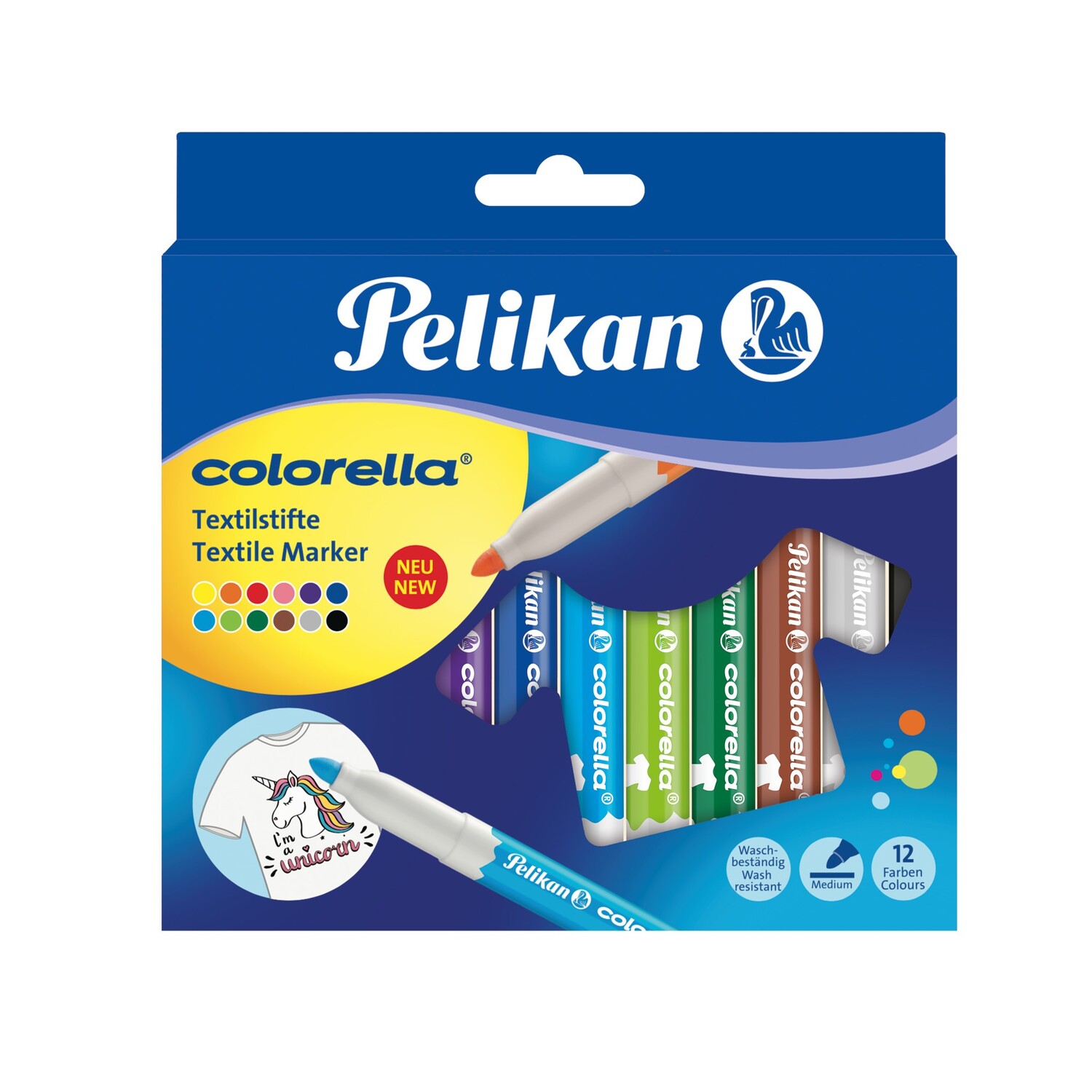 Cover: 4012700814586 | Pelikan Textilmarker Colorella, 12er Set | 814584 | 2020 | Pelikan