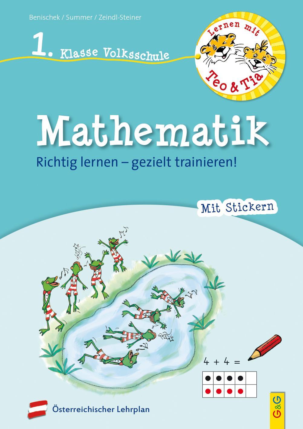 Cover: 9783707422047 | Lernen mit Teo und Tia Mathematik - 1. Klasse Volksschule | Buch