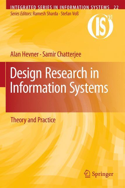Cover: 9781461426011 | Design Research in Information Systems | Theory and Practice | Buch
