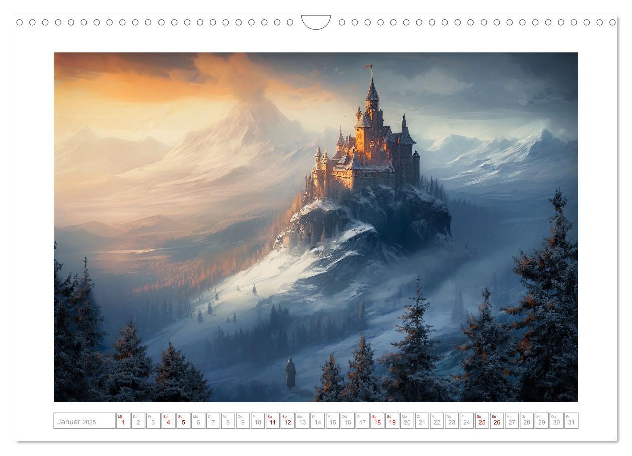 Bild: 9783383826160 | Die Reise des Magiers (Wandkalender 2025 DIN A3 quer), CALVENDO...