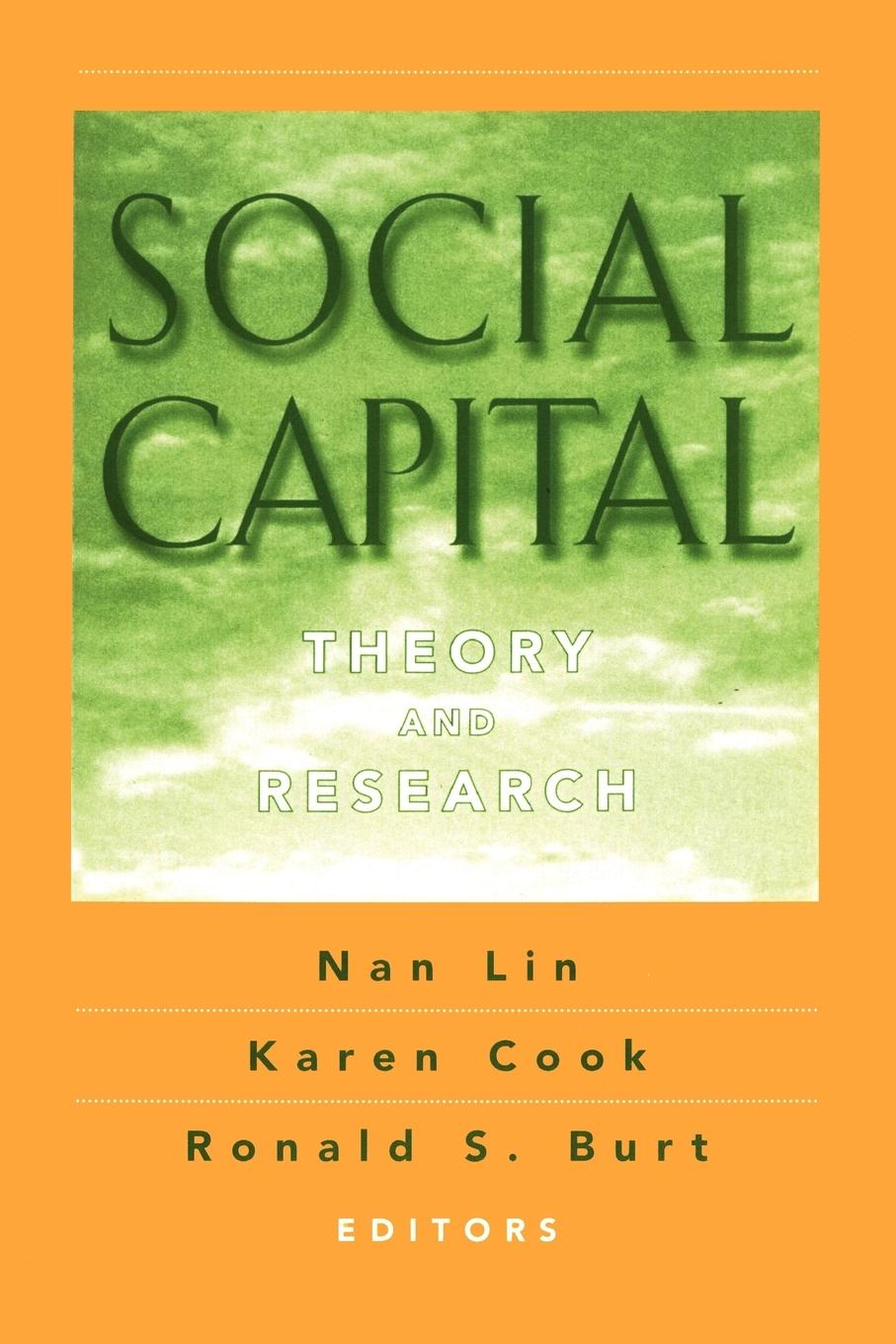 Cover: 9780202306445 | Social Capital | Theory and Research | Karen Cook | Taschenbuch | 2001