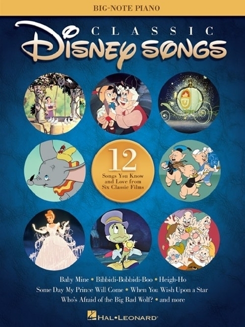 Cover: 888680626884 | Classic Disney Songs - Big Note Piano Songbook | Broschüre | 32 S.