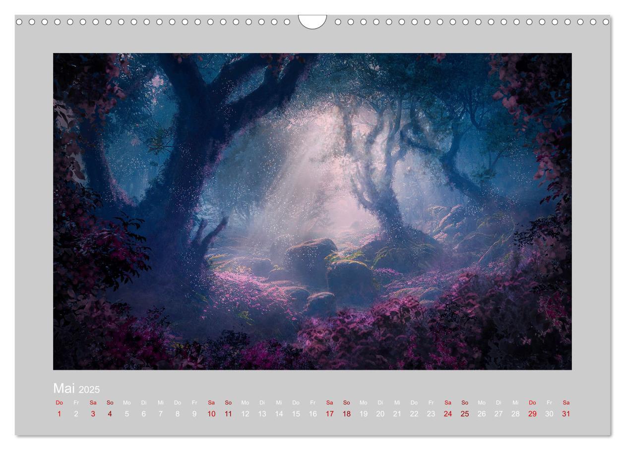 Bild: 9783383913747 | Wald der Märchen (Wandkalender 2025 DIN A3 quer), CALVENDO...