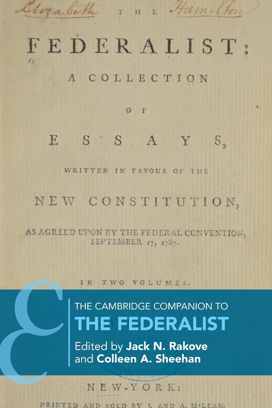 Cover: 9781316501849 | The Cambridge Companion to The Federalist | Colleen A. Sheehan | Buch