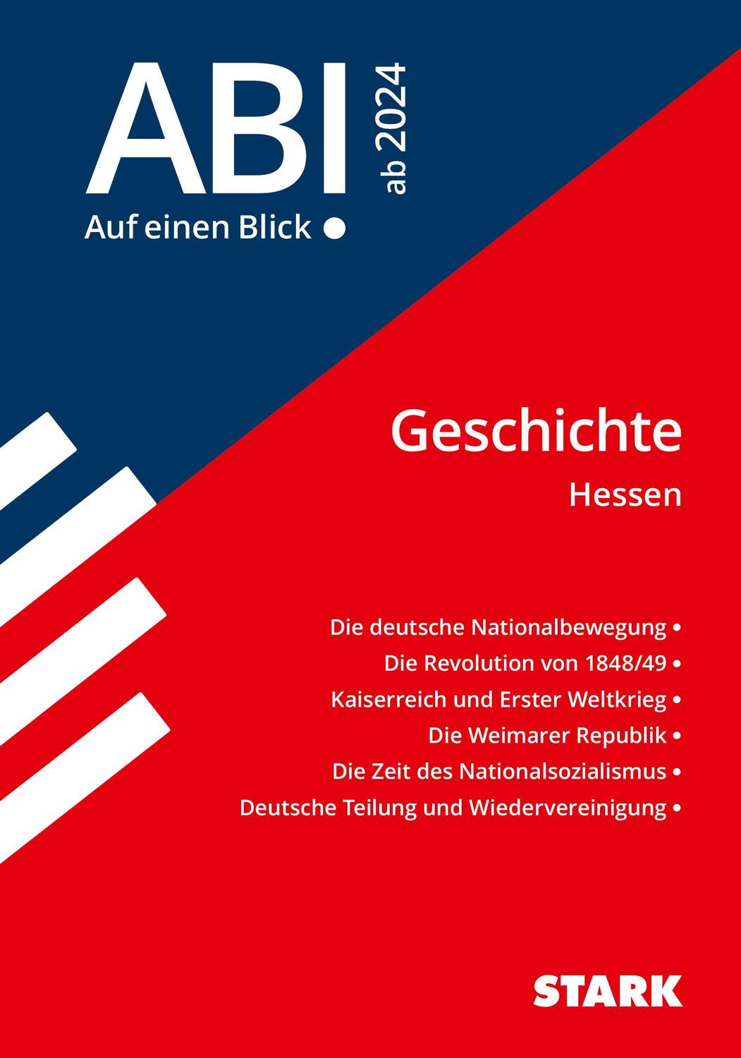 Cover: 9783849056827 | STARK Abi - auf einen Blick! Geschichte Hessen ab 2024 | Taschenbuch