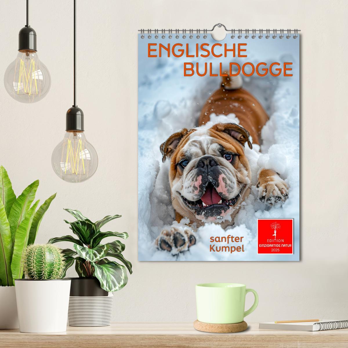 Bild: 9783457175668 | Englische Bulldogge - sanfter Kumpel (Wandkalender 2025 DIN A4...