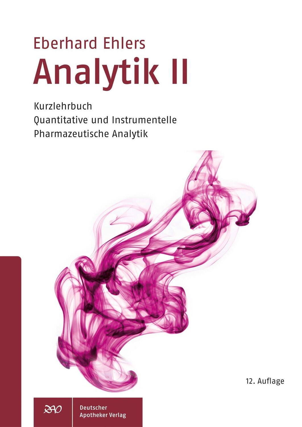 Cover: 9783769262254 | Analytik II - Kurzlehrbuch | Eberhard Ehlers | Taschenbuch | Deutsch