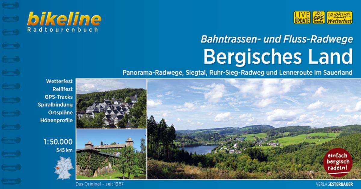 Cover: 9783850008563 | Bahntrassen- und Fluss-Radwege Bergisches Land | Taschenbuch | Deutsch