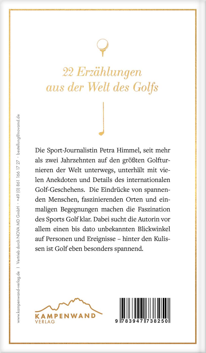 Bild: 9783947738250 | Golf-Hinter den Kulissen | Petra Himmel | Buch | 232 S. | Deutsch