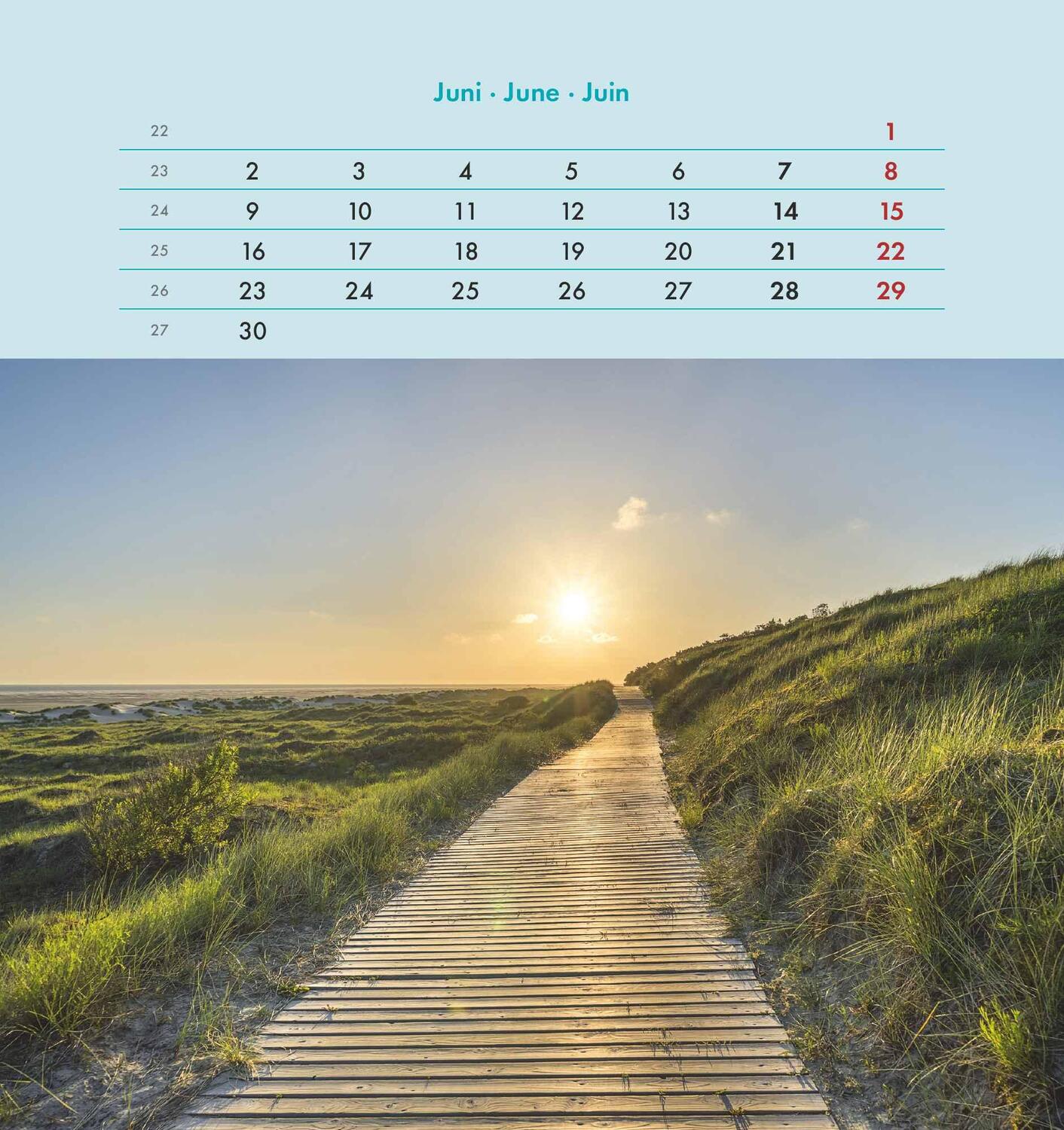 Bild: 4251732342333 | Seeblick 2025 - Postkartenkalender 16x17 cm - Sea View - zum...