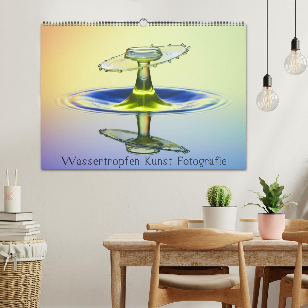 Bild: 9783435802357 | Wassertropfen Kunst Fotografie (Wandkalender 2025 DIN A2 quer),...