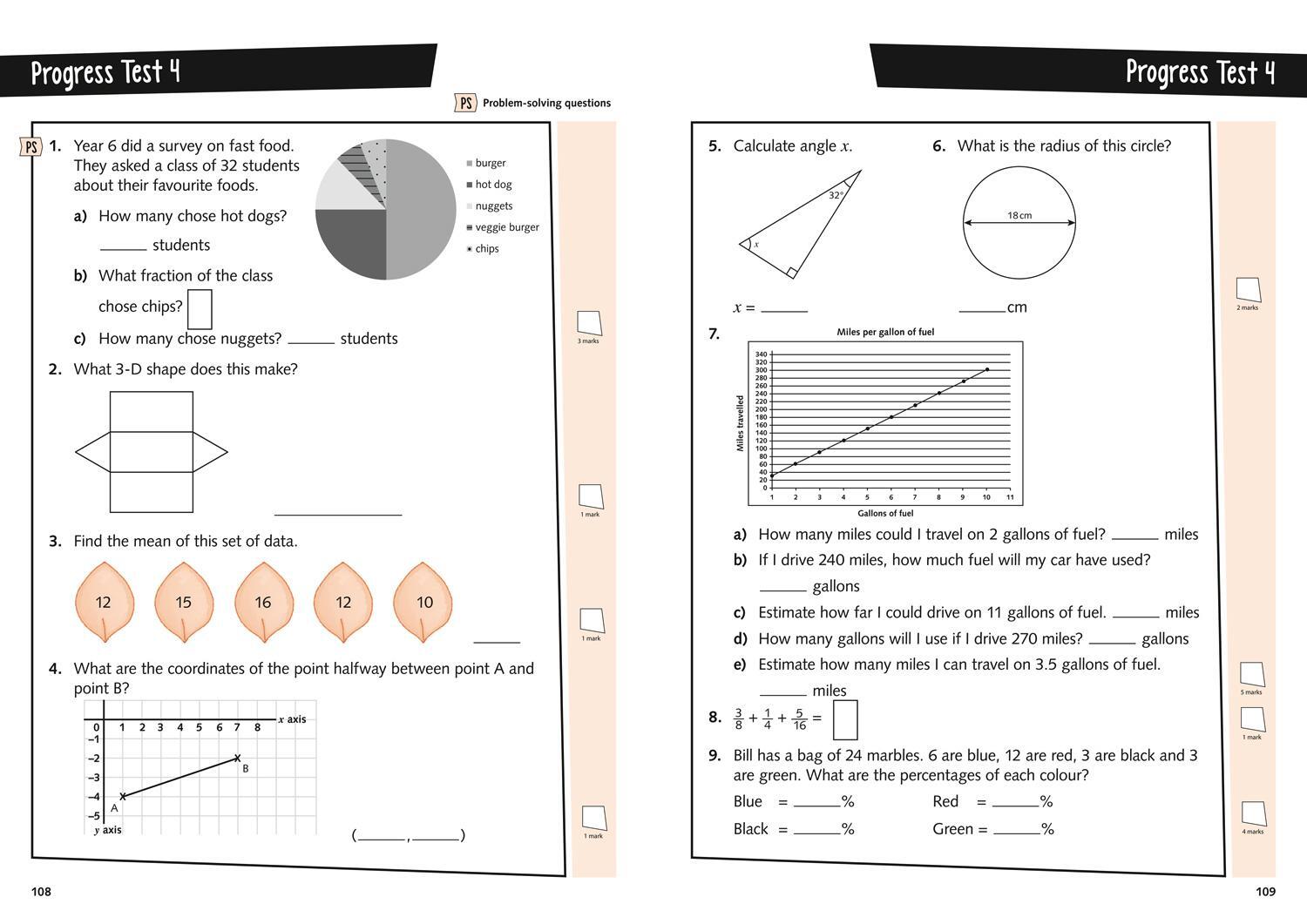 Bild: 9780008175498 | Year 6 Maths KS2 SATs Targeted Practice Workbook | For the 2024 Tests