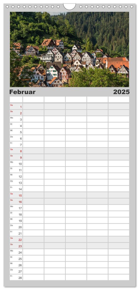 Bild: 9783457192870 | Familienplaner 2025 - Schwarzwald mit 5 Spalten (Wandkalender, 21 x...