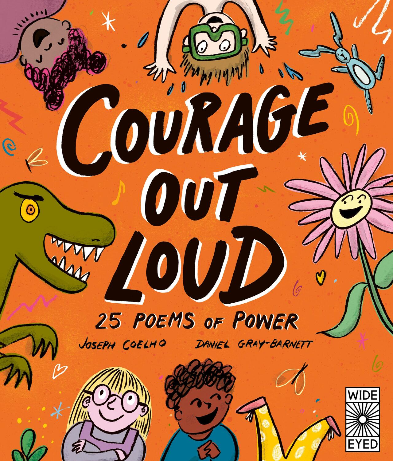Cover: 9780711279193 | Courage Out Loud | 25 Poems of Power | Joseph Coelho | Buch | Gebunden