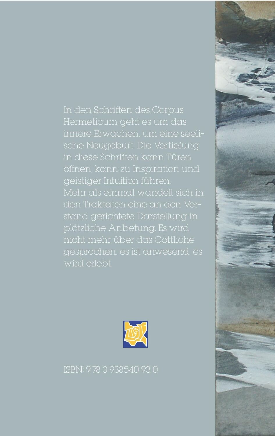 Rückseite: 9783938540749 | Corpus Hermeticum | Der Weg des Menschen | Beate Krzyzan | Taschenbuch