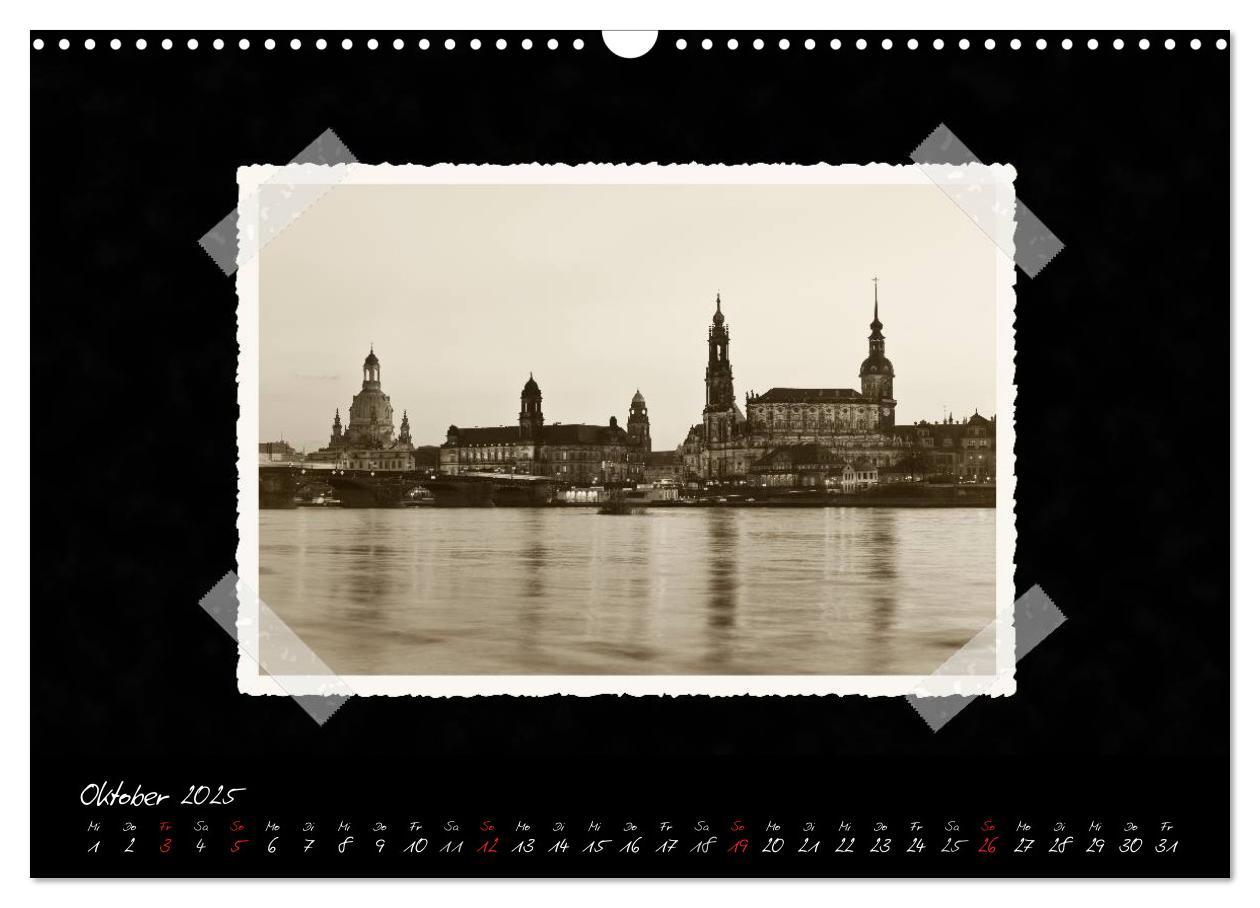 Bild: 9783435827992 | Dresden - Ein Kalender mit Fotografien wie aus einem alten...