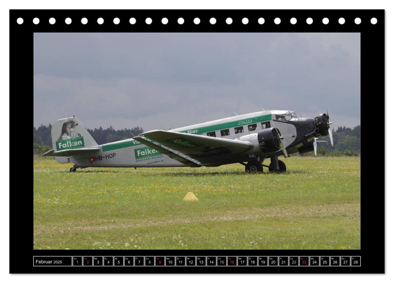 Bild: 9783435814978 | JU-AIR Ju-52 (Tischkalender 2025 DIN A5 quer), CALVENDO Monatskalender