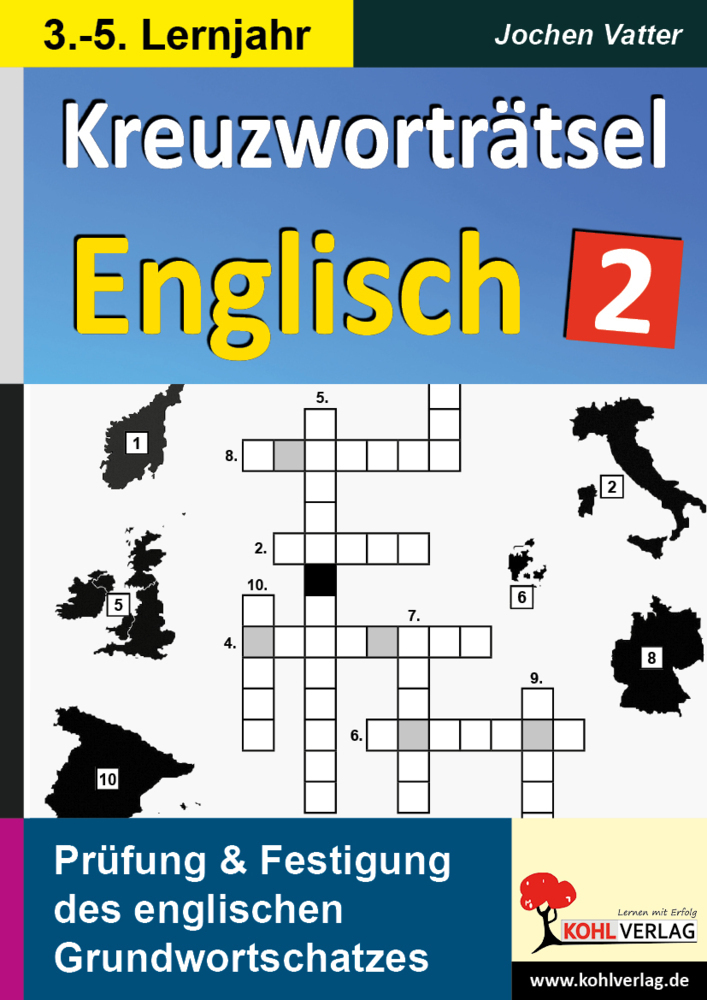 Cover: 9783866324923 | Kreuzworträtsel Englisch - 3.-5. Lernjahr | Jochen Vatter | Buch