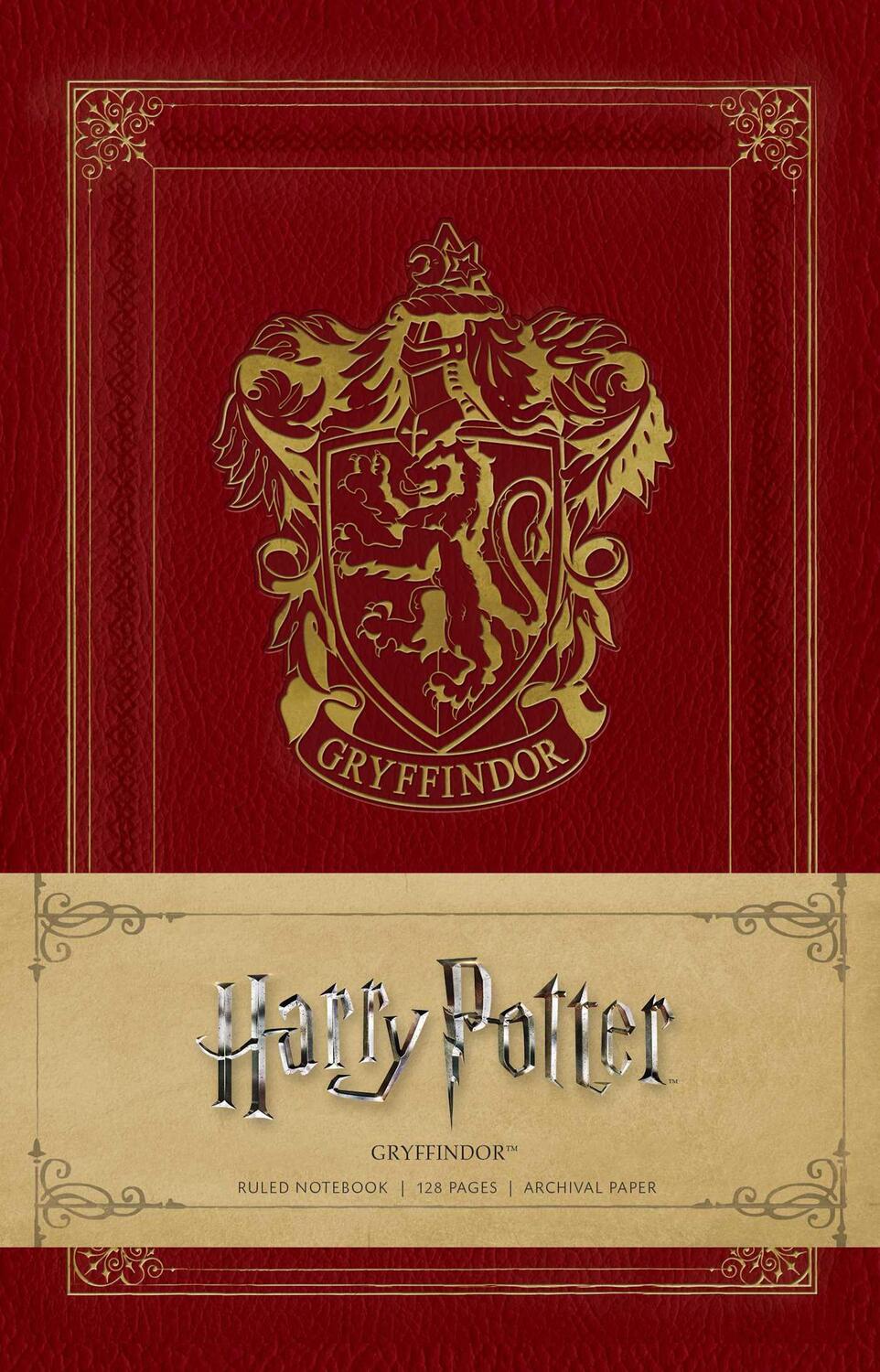 Cover: 9781683833017 | Harry Potter: Gryffindor Ruled Notebook | Insight Editions | Buch