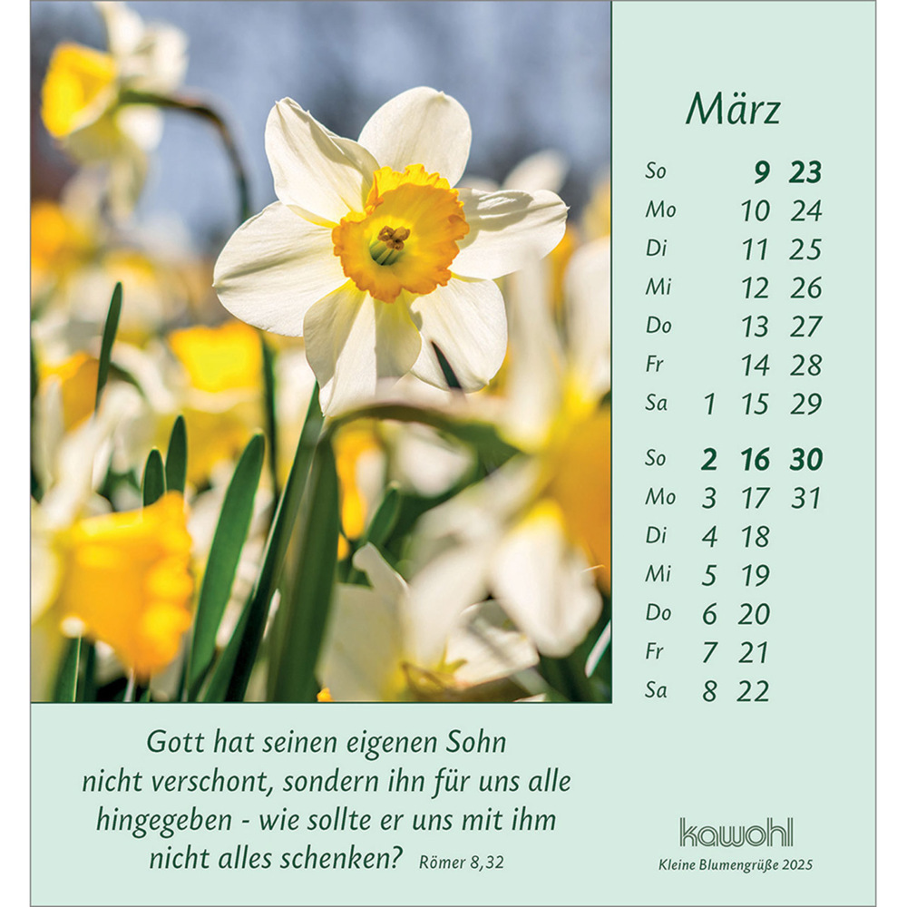 Bild: 9783754847053 | Kleine Blumengrüße 2025 | Kalender | Spiralbindung. Spiralbindung