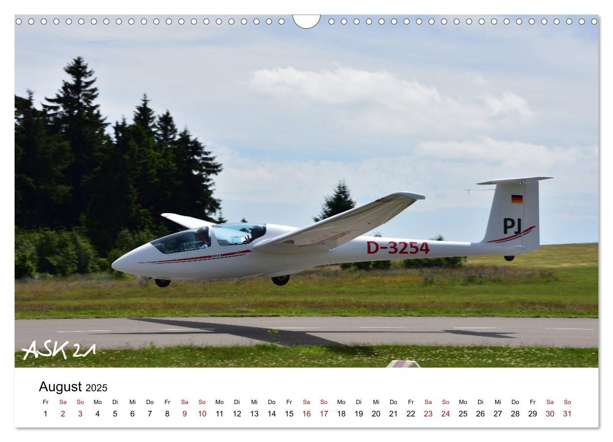 Bild: 9783435389667 | Flugzeuge auf der Wasserkuppe 2025 (Wandkalender 2025 DIN A3 quer),...