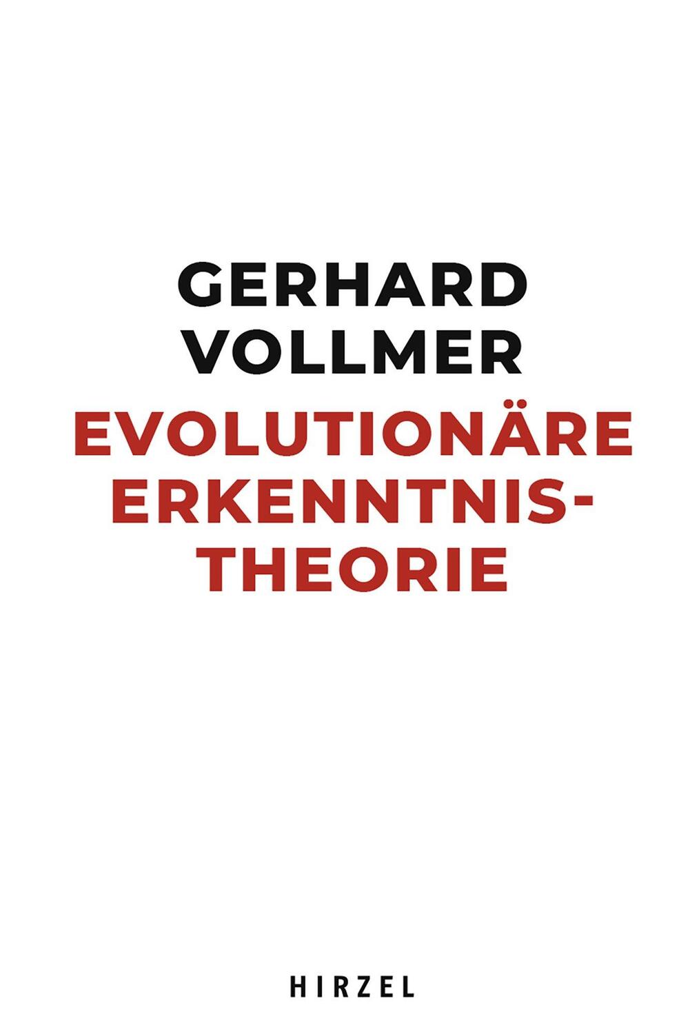 Cover: 9783777632360 | Evolutionäre Erkenntnistheorie | Gerhard Vollmer | Buch | IV | Deutsch