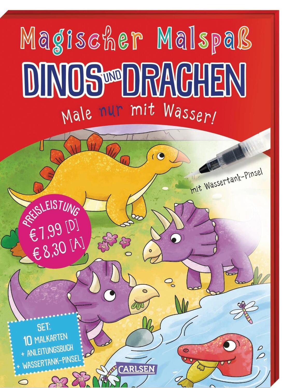 Cover: 9783551189783 | Magischer Malspaß: Dinos und Drachen | Anton Poitier | Taschenbuch