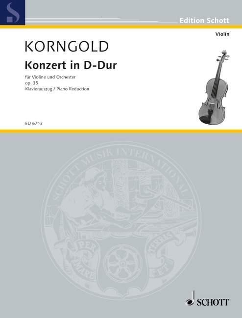 Cover: 9783795795504 | Konzert in D-Dur | Erich Wolfgang Korngold | Buch | 56 S. | Deutsch