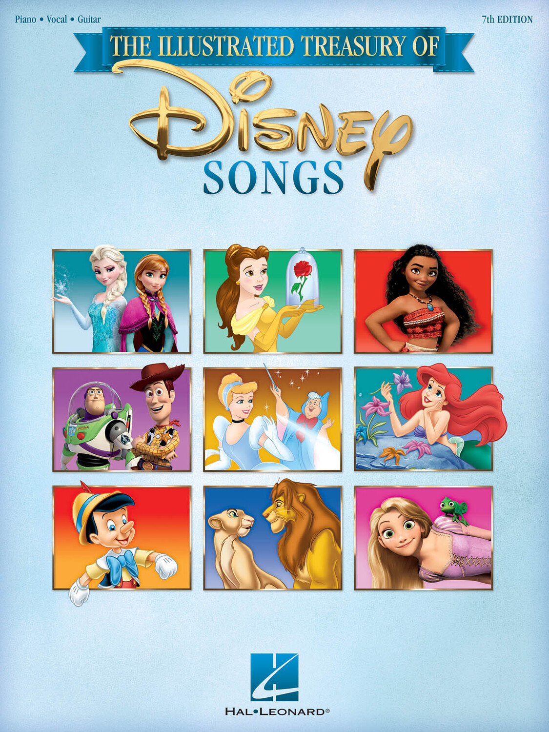Cover: 888680723699 | The Illustrated Treasury of Disney Songs - 7th Ed. | Buch | 2019
