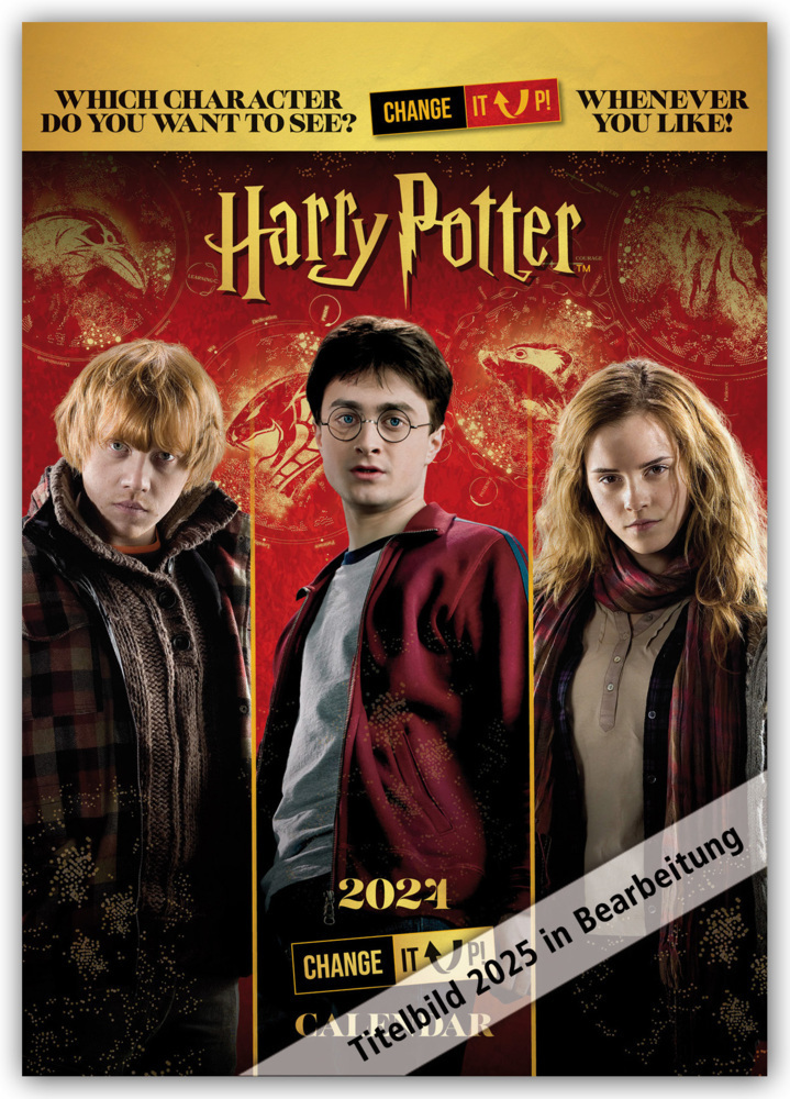 Cover: 9781835270752 | Harry Potter - Change it up - A3-Posterkalender 2025 - Wandkalender