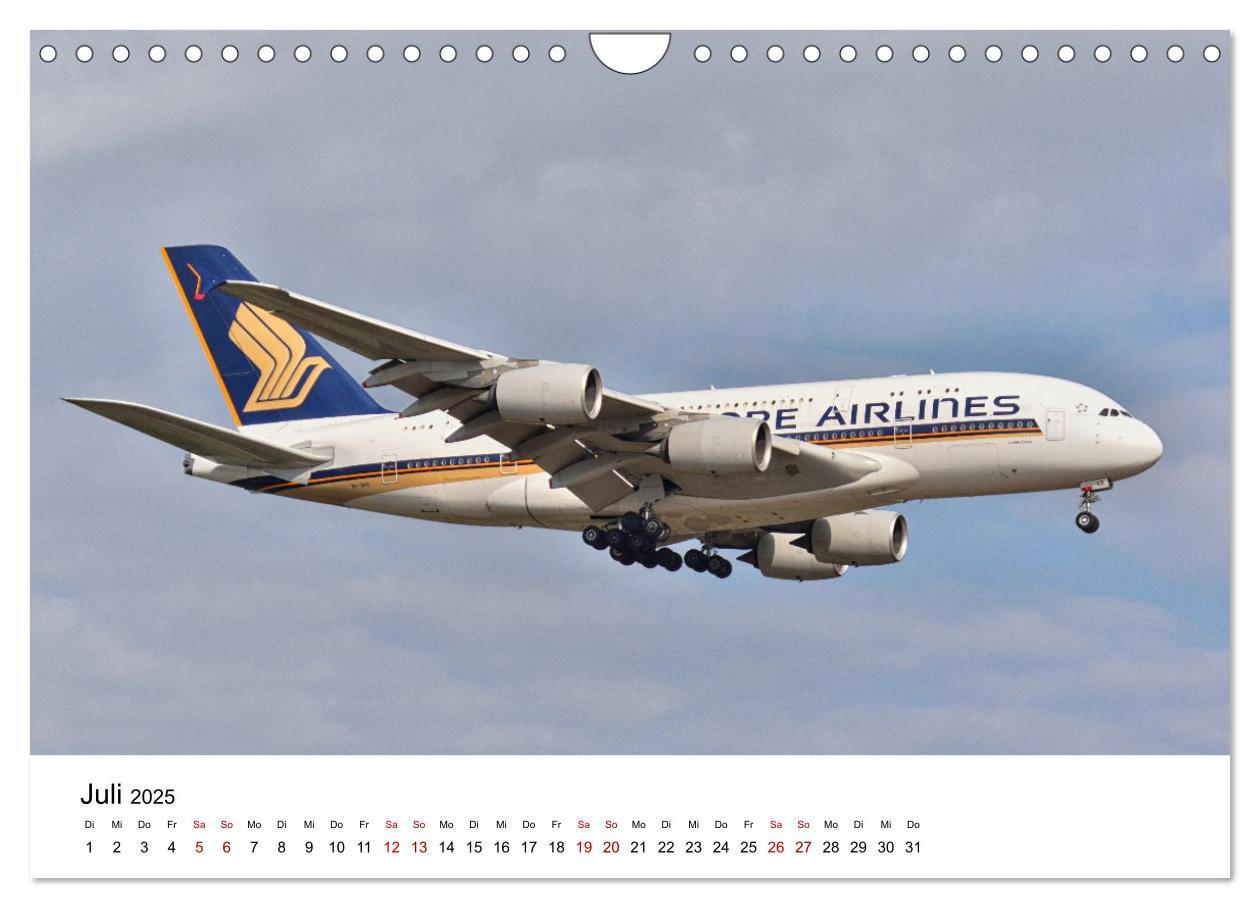 Bild: 9783435018987 | Flugzeuge aller Art (Wandkalender 2025 DIN A4 quer), CALVENDO...