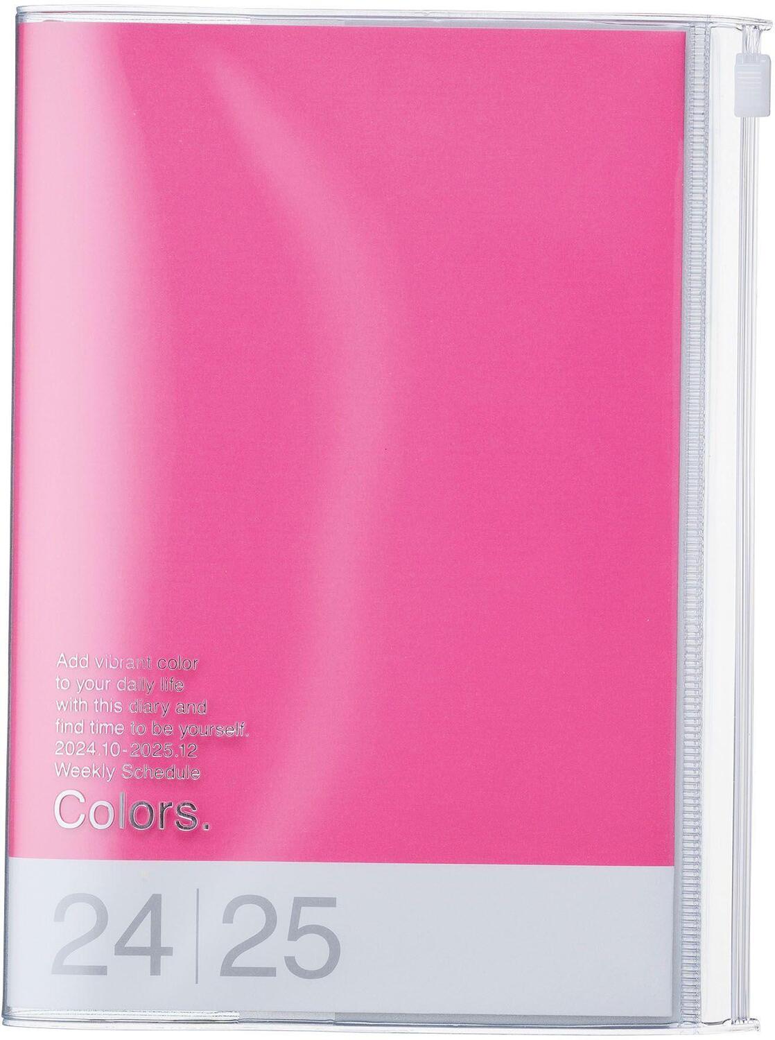 Cover: 4550045128208 | MARK'S 2024/2025 Taschenkalender B6 vertikal, Colors // Pink | Inc.