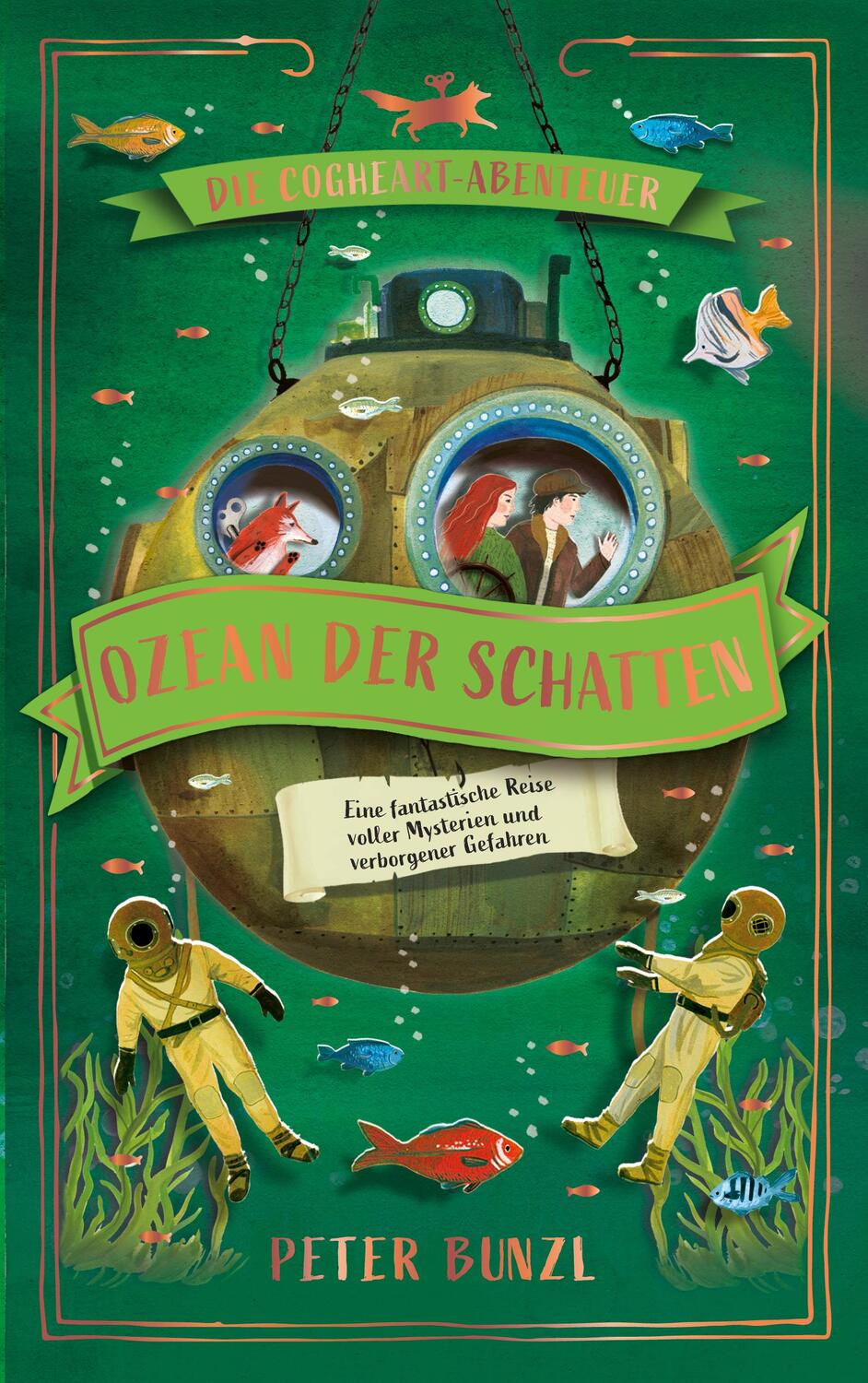 Cover: 9783957612199 | Die Cogheart-Abenteuer: Ozean der Schatten | Peter Bunzl | Buch | 2022