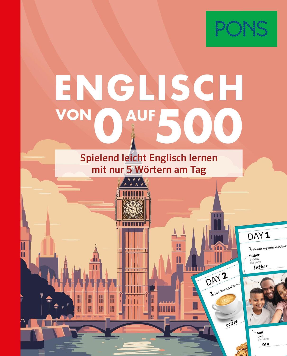 Cover: 9783125164000 | PONS Englisch von 0 auf 500 | Taschenbuch | PONS Von 0 auf 500 | 2024