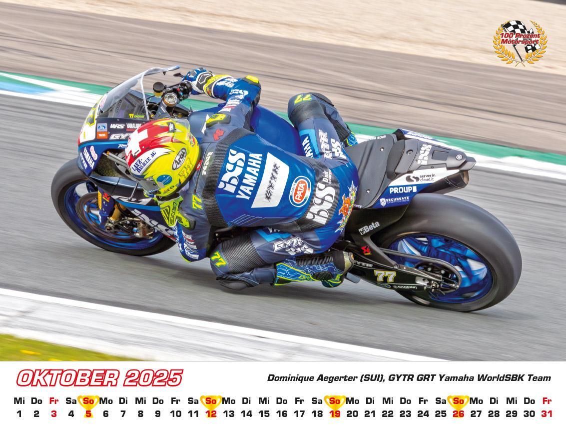 Bild: 9783948794699 | Superbike WM Kalender 2025 | Frank Pommer | Kalender | Deutsch | 2025