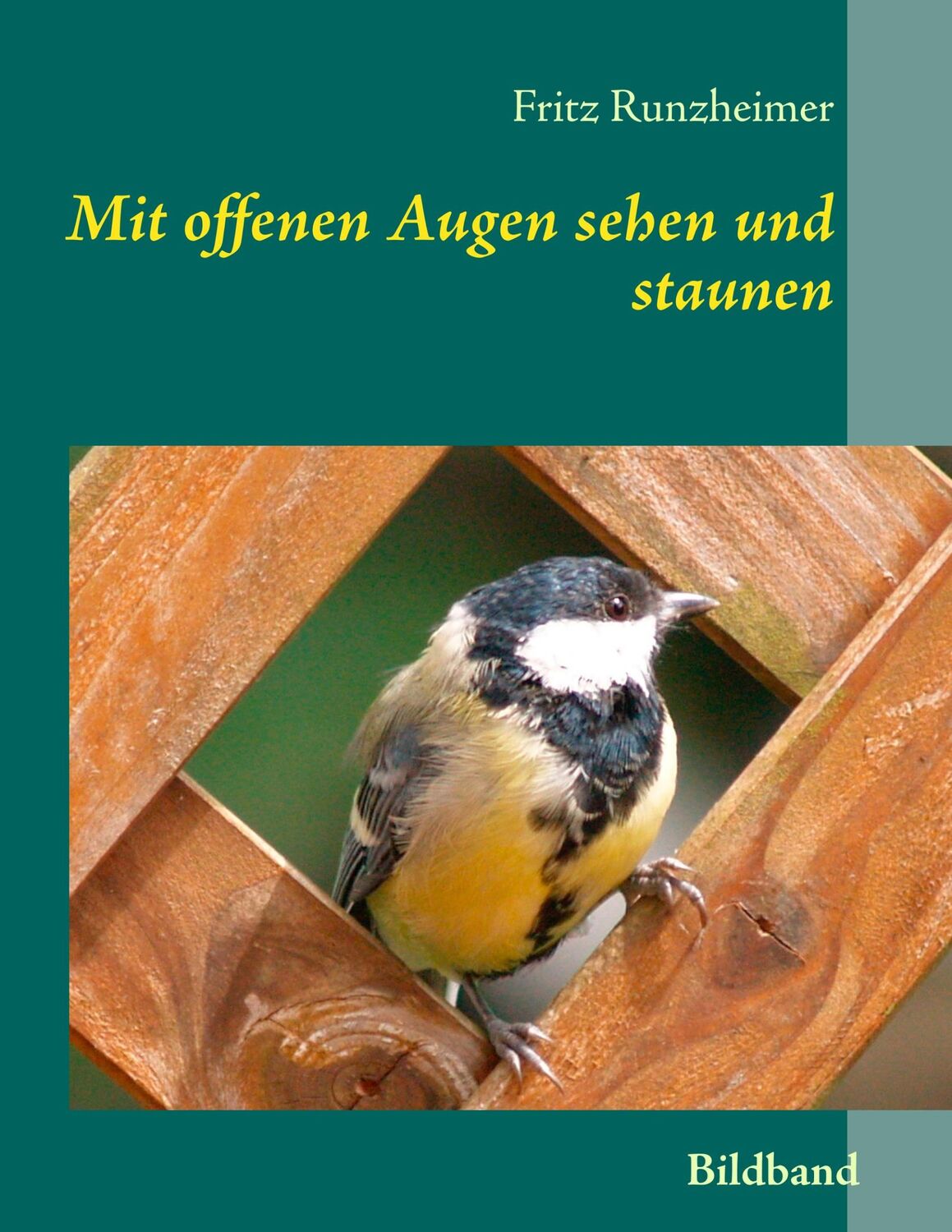 Cover: 9783750485105 | Mit offenen Augen sehen und staunen | Bildband | Fritz Runzheimer