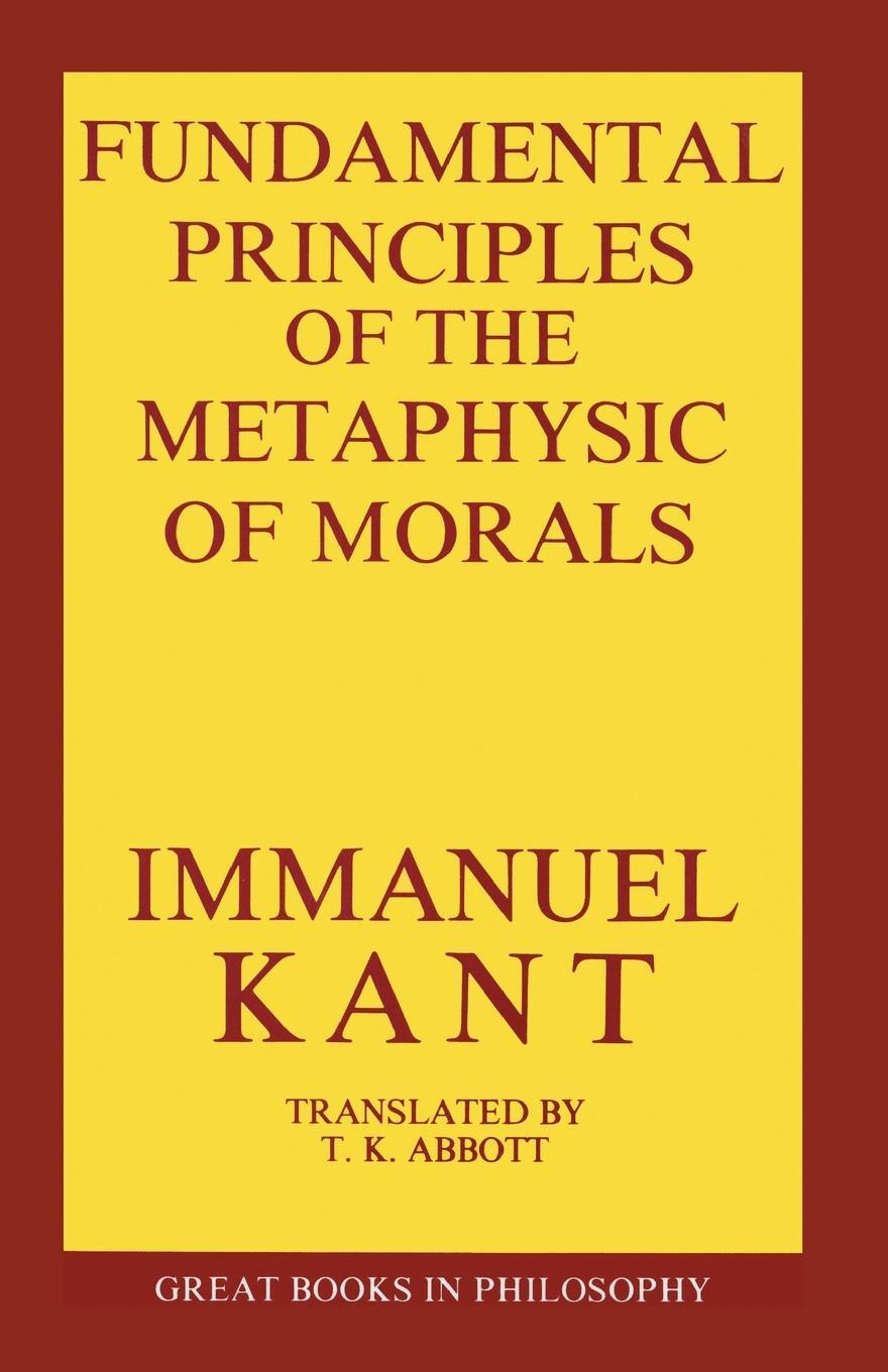 Cover: 9780879753771 | The Fundamental Principles of the Metaphysic of Morals | Immanual Kant