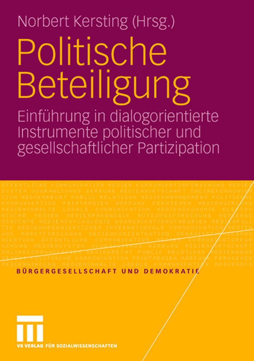 Cover: 9783531161587 | Politische Beteiligung | Norbert Kersting | Taschenbuch | 294 S.