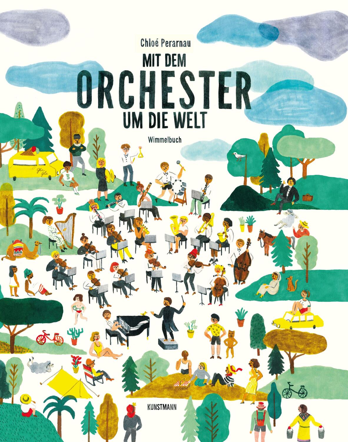 Cover: 9783956145711 | Mit dem Orchester um die Welt | Wimmelbuch | Chloé Perarnau | Buch