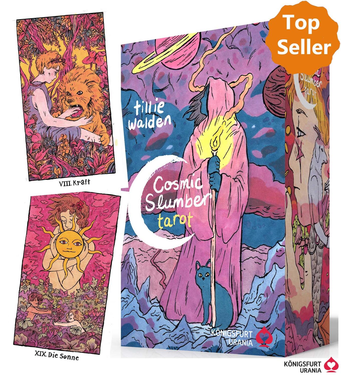 Cover: 9783868265620 | Cosmic Slumber Tarot | 80 Karten mit Anleitung | Tillie Walden | Buch