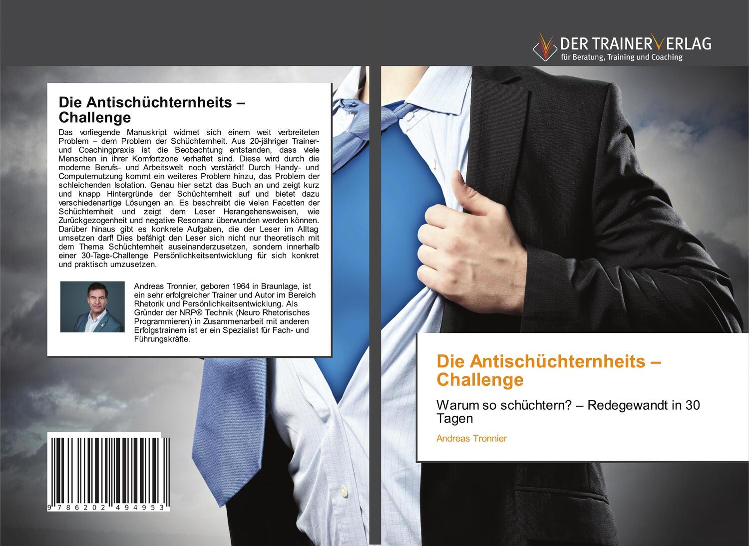 Cover: 9786202494953 | Die Antischüchternheits ¿ Challenge | Andreas Tronnier | Taschenbuch