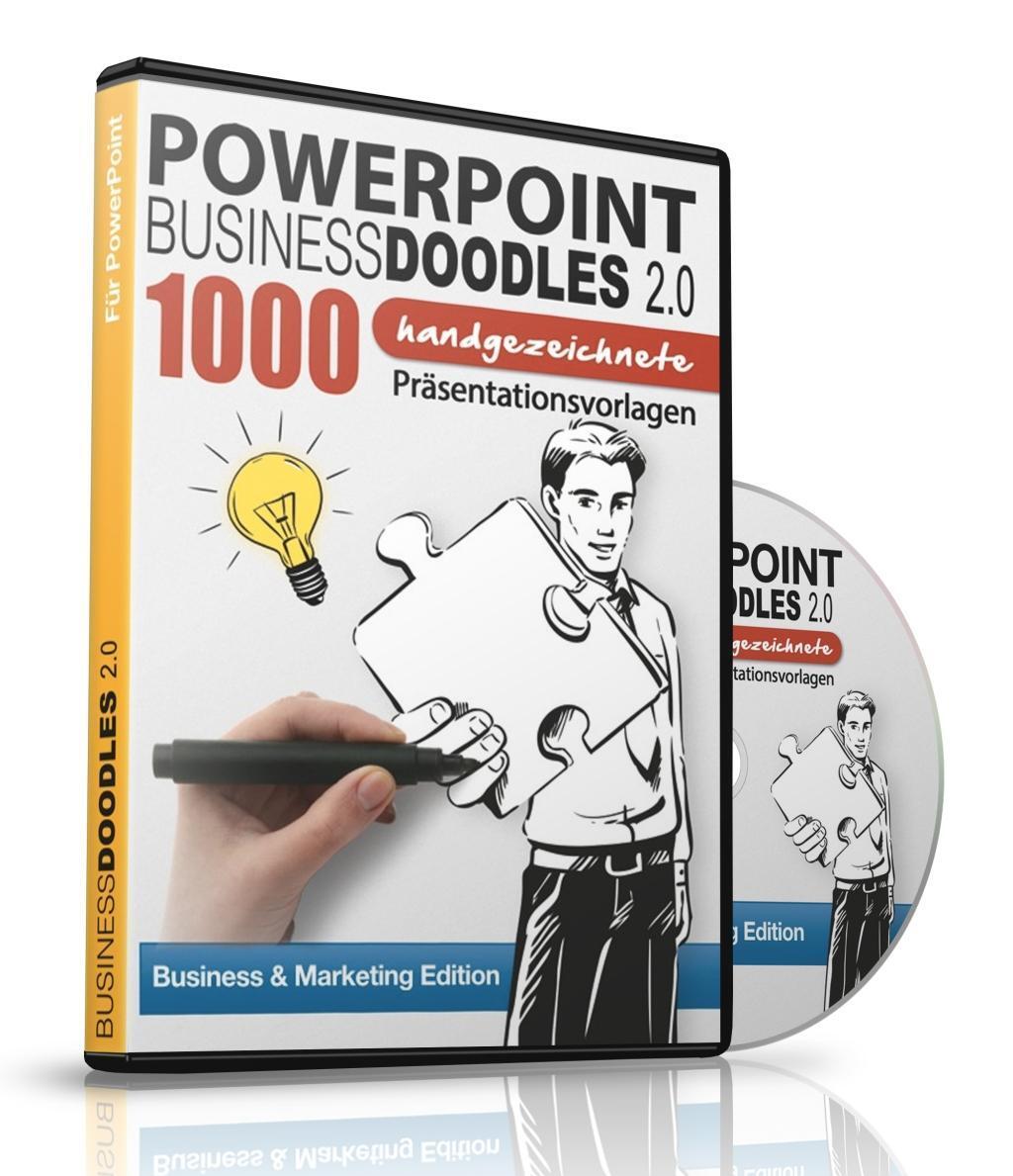 Cover: 661799689861 | PowerPoint BusinessDoodles 2.0, 1000 Handgezeichnete...