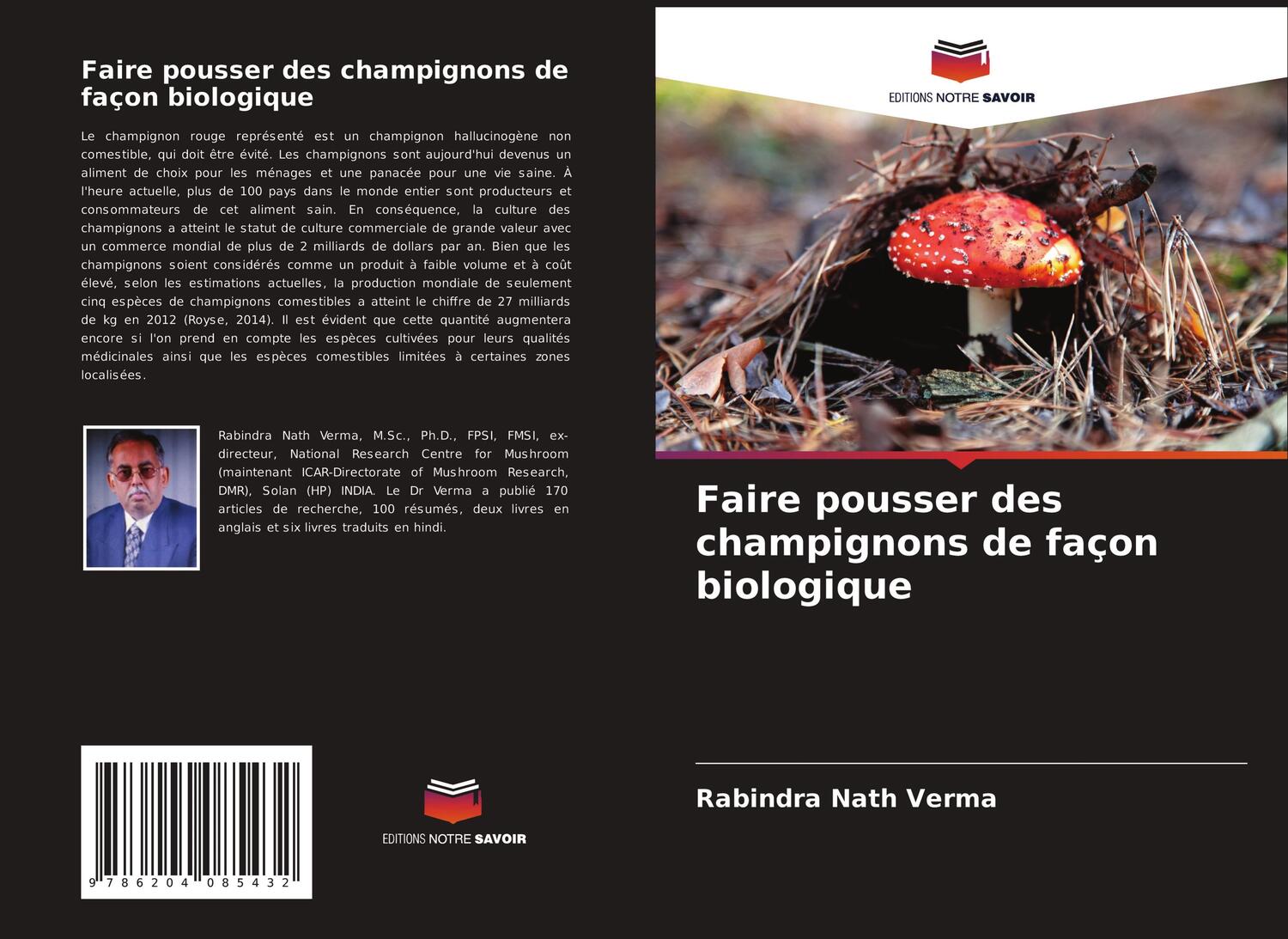 Cover: 9786204085432 | Faire pousser des champignons de façon biologique | Verma | Buch