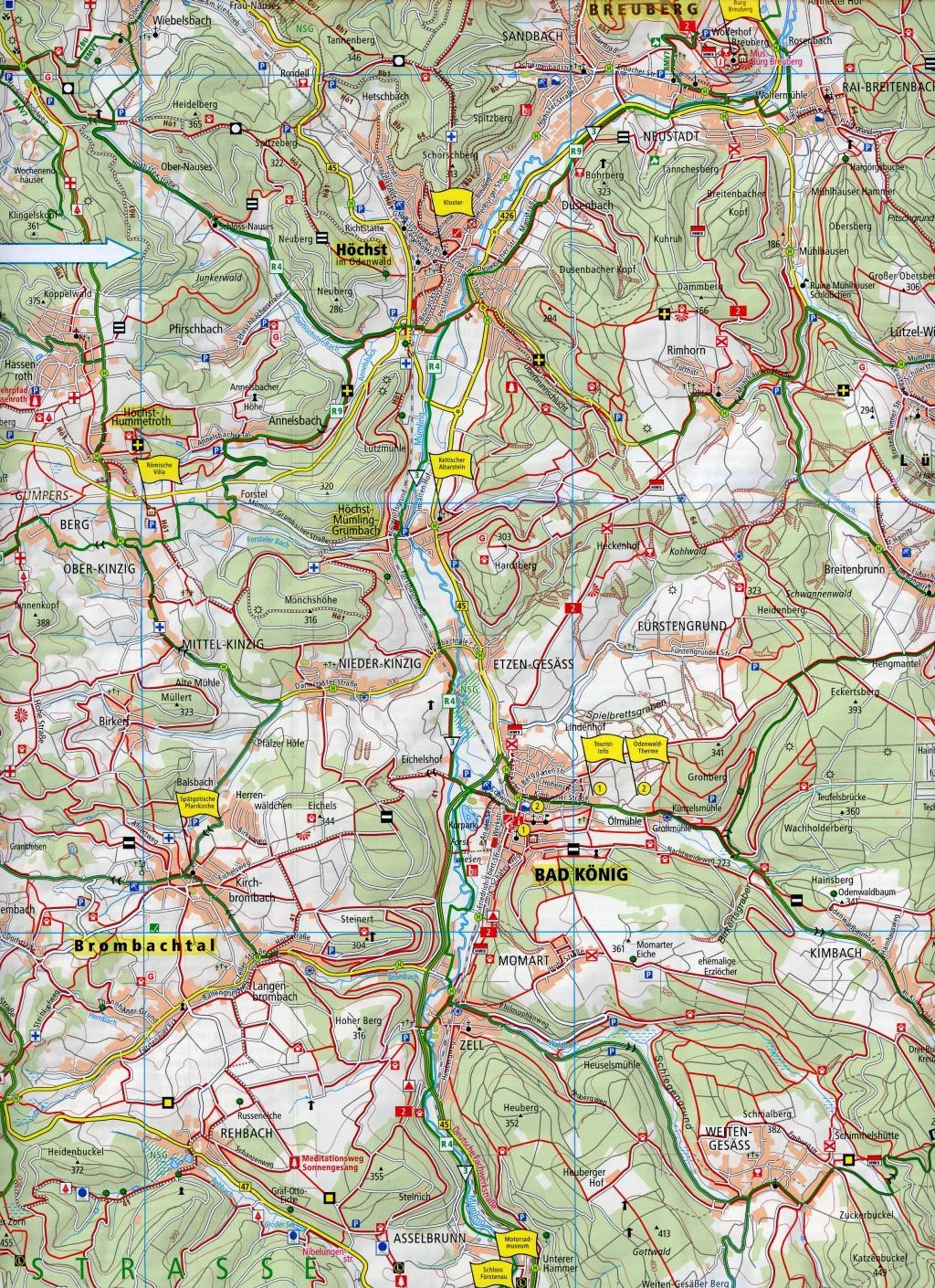 Bild: 9783899207194 | Bergstraße Odenwald Nord, Bensheim - Reichelsheim - Michelstadt 1 :...